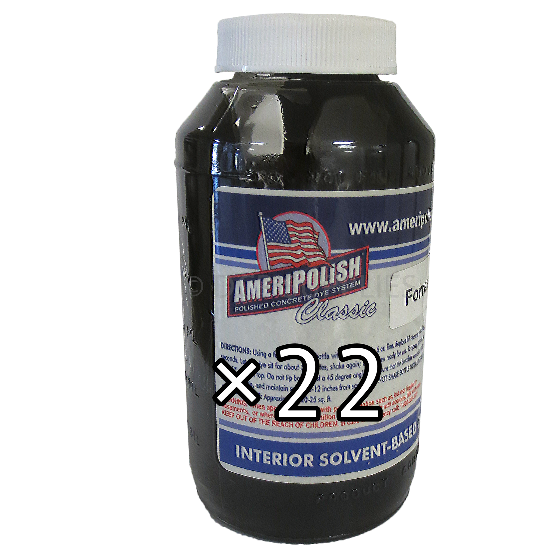 Ameripolish Classic Solvent Dye 22 Color Sample Kit
